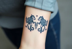 Asian, Gemini, twins tattoo idea