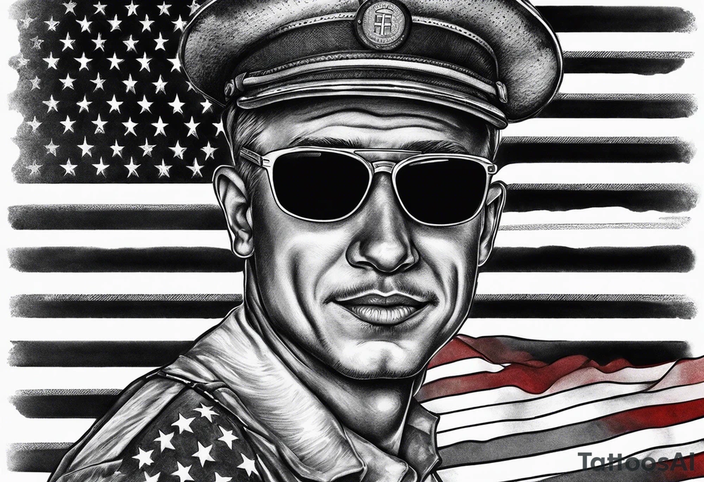 Make a tattoo an american and swiss flag mixed together that demonstrates the love and pride of my origins tattoo idea