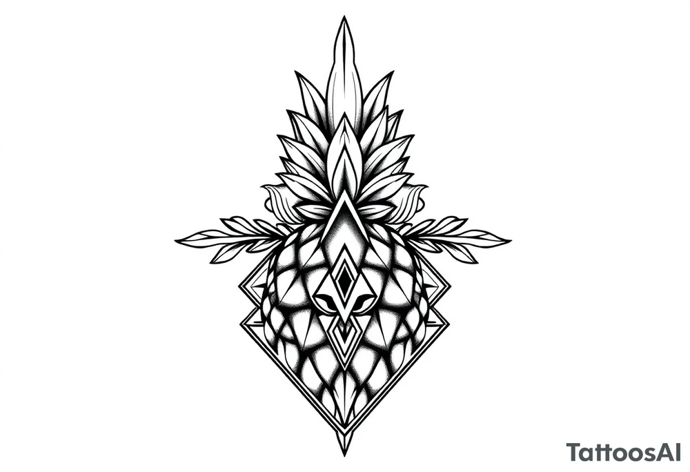 Pubic crown pineapple
diamond vagina and anus tattoo idea