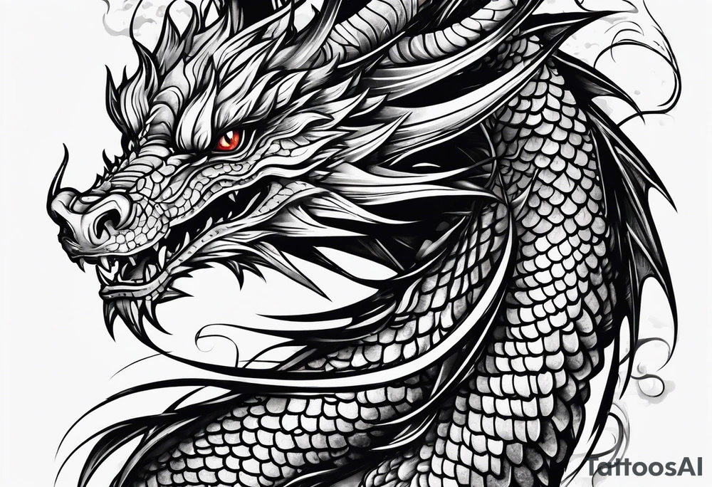 Dragon tattoo idea