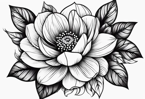 flower sleeve tattoo idea