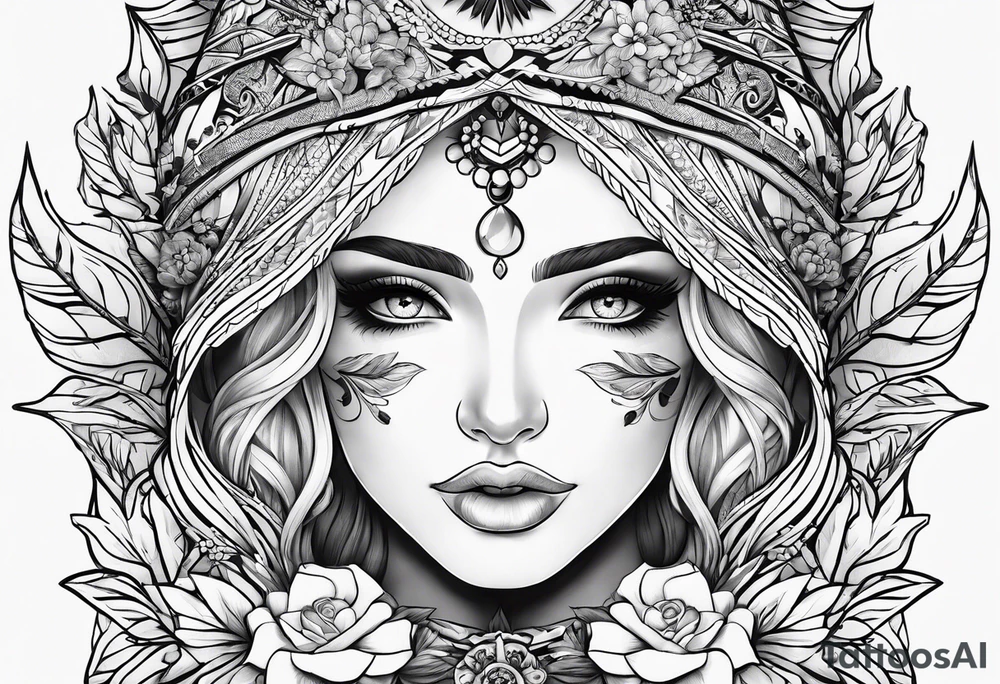 cute fine line tattoo idea