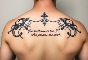 Writing 76-2323 proverbs 18:24 tattoo idea