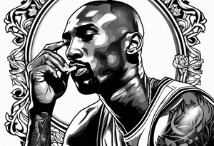 kobe bryant smoking cigarette tattoo idea