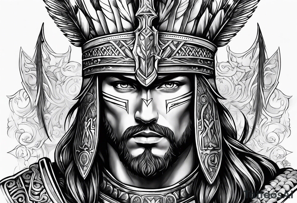 Christian Warrior tattoo idea