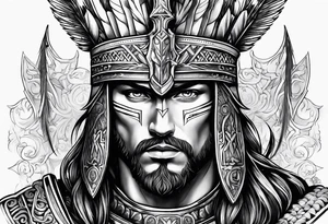 Christian Warrior tattoo idea