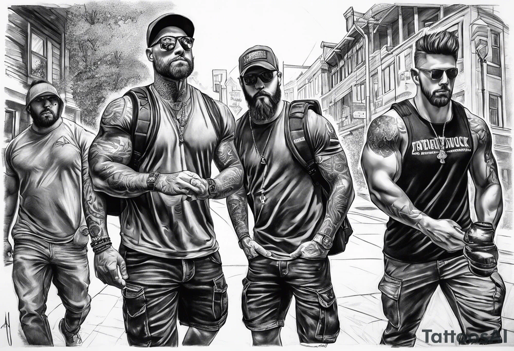 Rucking, brotherhood, fitness, GrowRuck tattoo idea