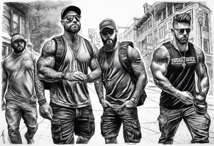 Rucking, brotherhood, fitness, GrowRuck tattoo idea
