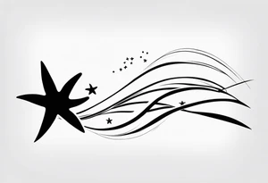 Starfish wrist wrap tattoo idea