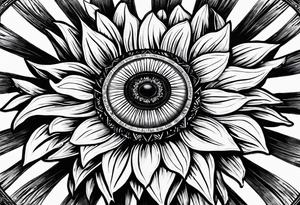 Sunflower, compass, with the words "To Thine Own Self Be True" tattoo idea