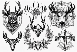 jäger schießt ein reh tattoo idea
