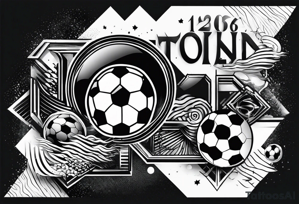 Something with football . I’m born in 2006 tattoo idea