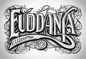 Eudiamonia tattoo idea