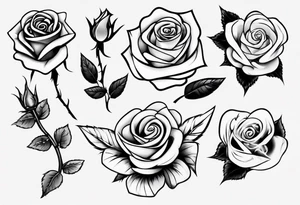 Rose tattoo idea