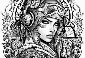 borderlands maniac tattoo idea