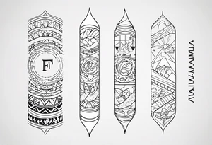 forearm tattoo text 
KIVIRANTA tattoo idea