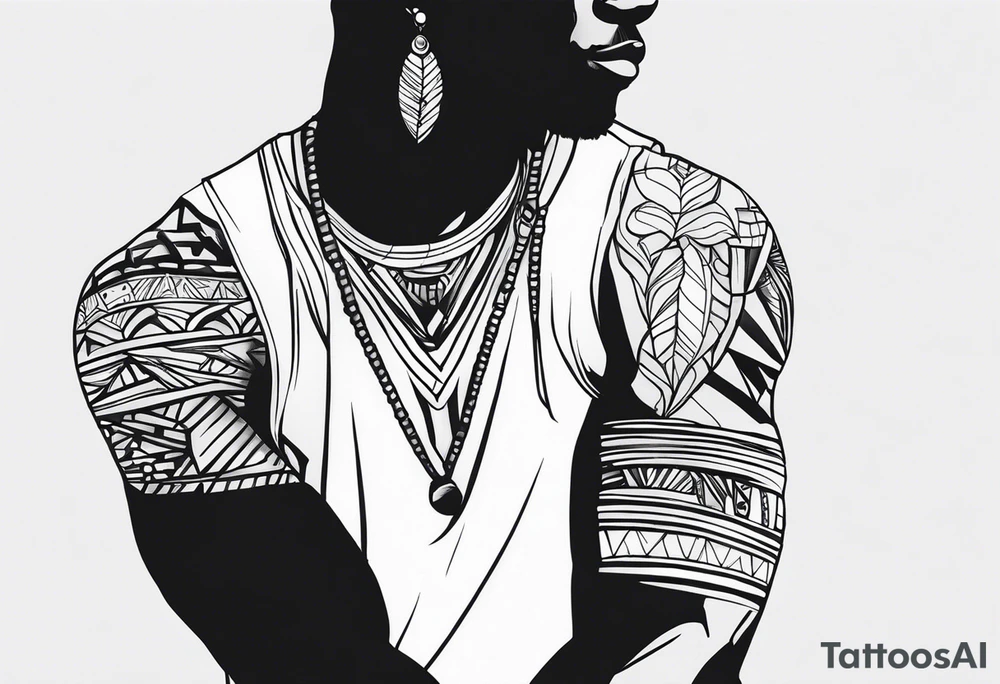 african biceps tattoos tattoo idea