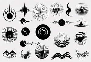 soundwaves tattoo idea
