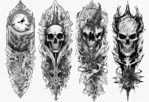bloodborne 
arm sleeve tattoo idea