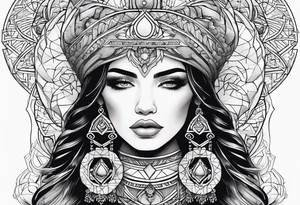 Mother of two tattoo idea