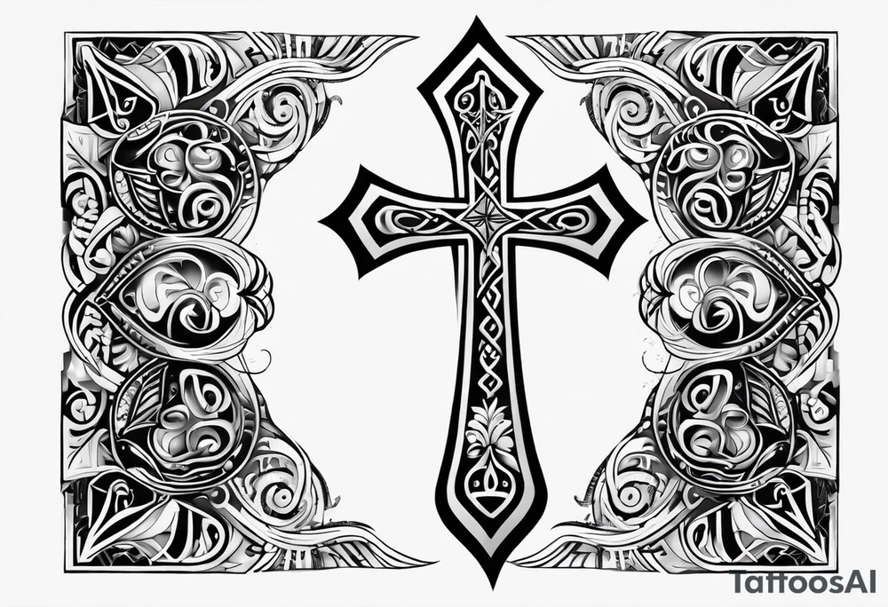 ankh, maori tattoo idea