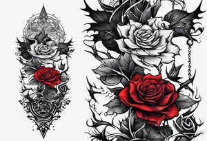 thorns cursed mark tattoo idea