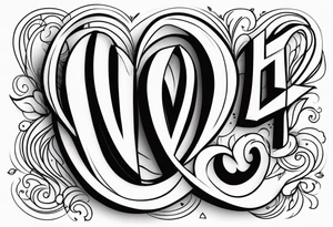 I love you tattoo idea