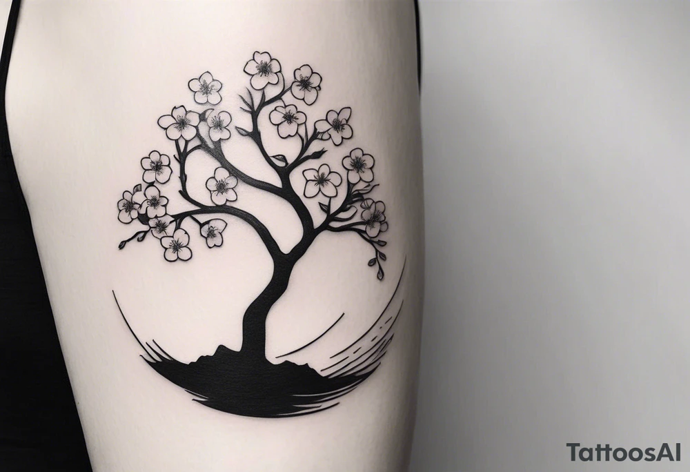A cherry blossom tree using only white ink (no black) on a forearm tattoo idea A cherry blossom tree using only white ink (no black) on a forearm tattoo idea