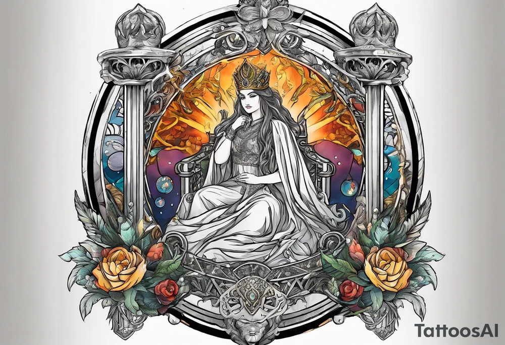 Descendants Haedes as a tarot card tattoo idea