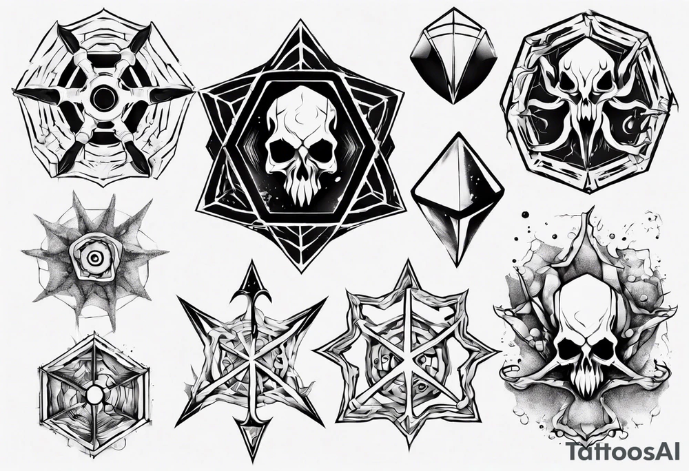 Octogons tattoo idea
