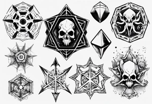 Octogons tattoo idea