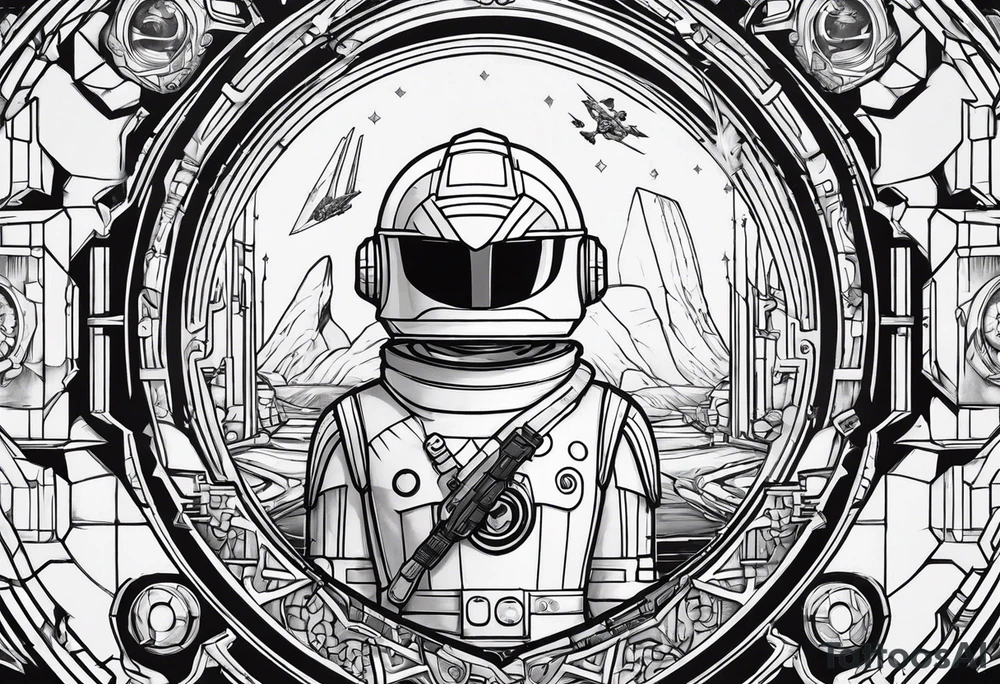 Love, Death & Robots, star wars tattoo idea