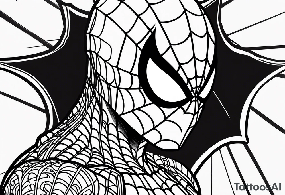 Spider-Man, darkness, animal tattoo idea