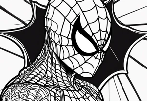 Spider-Man, darkness, animal tattoo idea