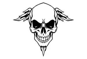 soldier skull rugrats style tattoo idea