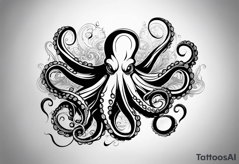 octopus arm sleeve tattoo idea