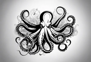 octopus arm sleeve tattoo idea
