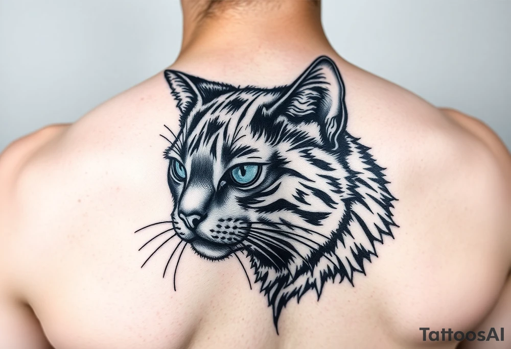 Black Cat tattoo idea