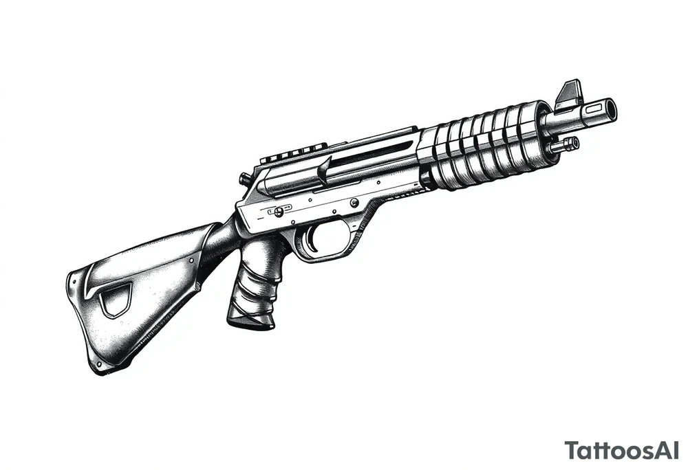 gun tattoo idea