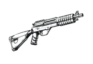 gun tattoo idea
