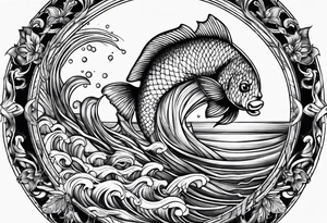 Aquatic tattoo idea