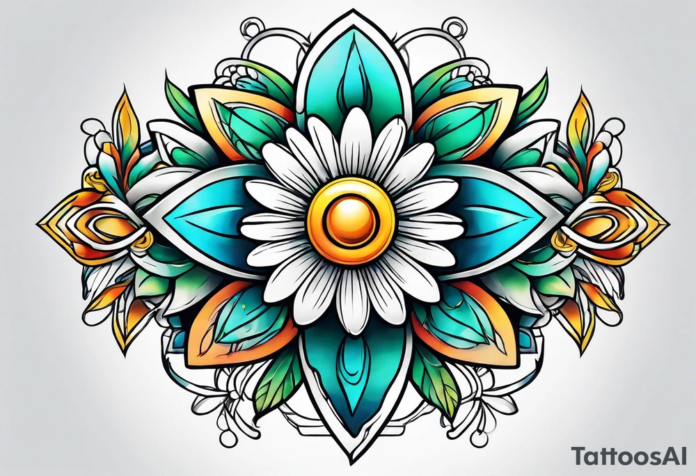 Daisy chain tattoo idea