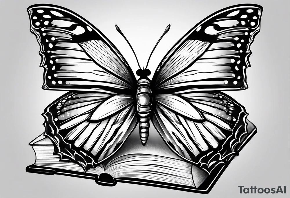 Books, music, butterfly, gamer tattoo idea