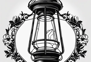 Street lamp tattoo idea