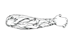 bold line tattoo idea