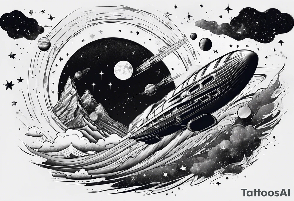 the milky way tattoo idea
