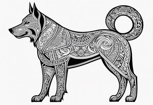 garmr norse dog tattoo idea