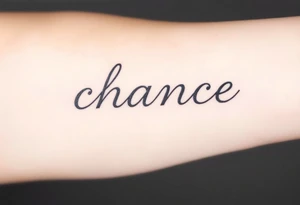 chance tattoo idea