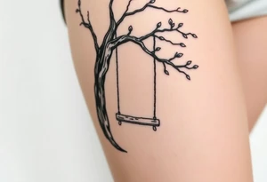 tree swing tattoo idea