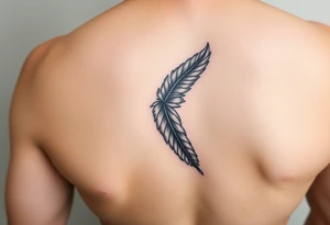 black 
feathers tattoo idea